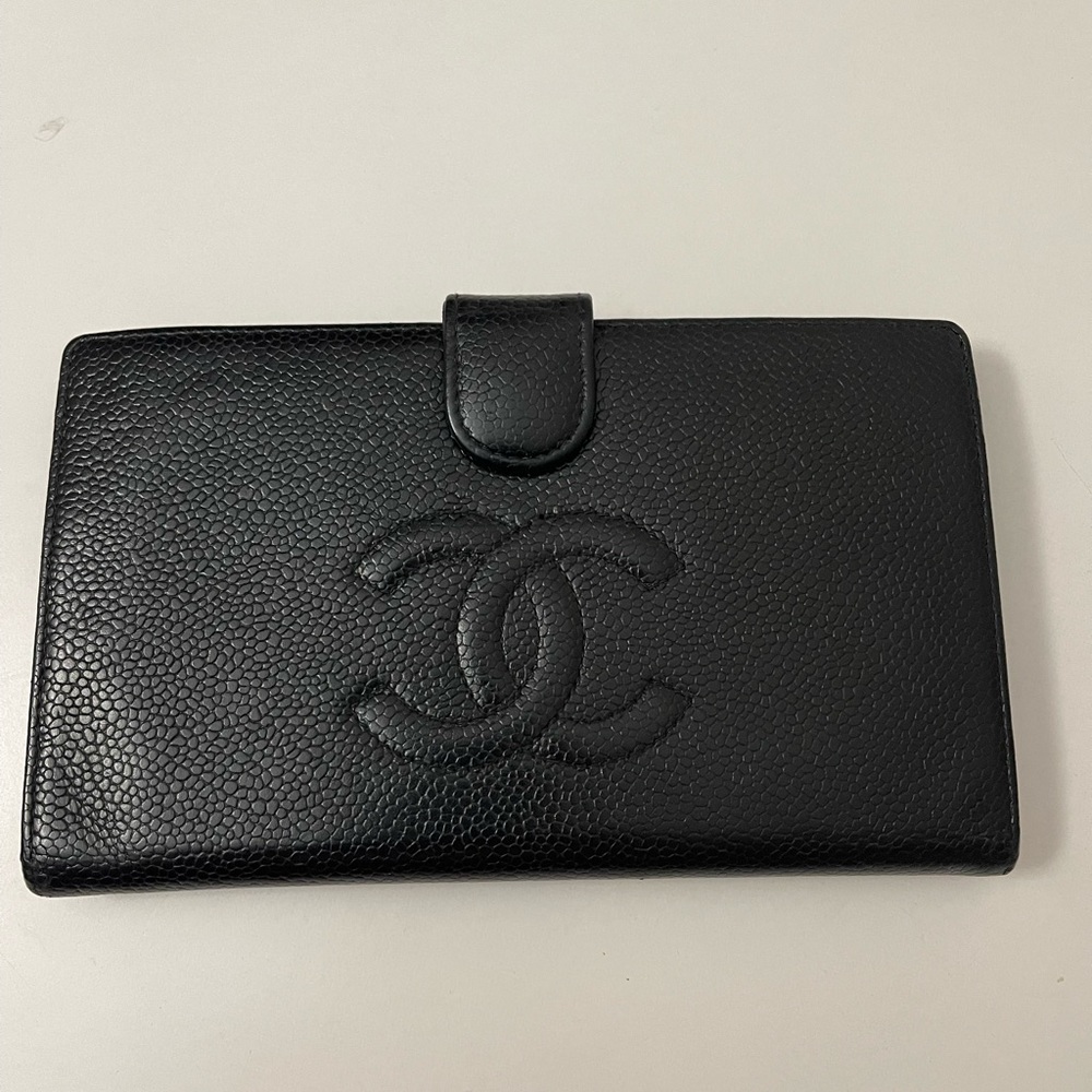 Vintage Chanel Caviar French Wallet